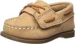 Sperry baby boys Authentic Original Crib Jr Boat Shoe, Sahara, 3 Infant US