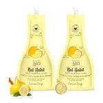 Nat Habit Lemon Drop Underarm Ubtan & Scrub For Softening, Odour Control & Remove Darkness With Lemon & Wild Turmeric (40gm X Pack Of 2)