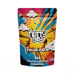 NottyBoy Bulk Condom 144 Count Variety Pack - Ribbed and Dotted, Extra Lubricated, 4 in One, Ultra Fine, Smooth, 1500 Dots, Super Slim, 3-In-One and Flavoured