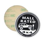 Mall Rated Badges for Jeep (Set of 2) - USA Made (Fits Jeep Cherokee XJ)