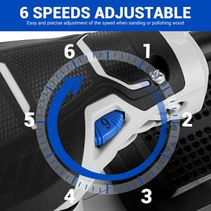 DEKOPRO 300W Orbital Sander – Powerful Electric Handheld Tool