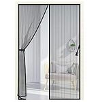 Magnetic Screen Doors Jsdoin Magnetic Door Curtains Fly Screen Anti Mosquito Mesh Curtain with Powerful Magnets and Full Frame Magic Tape Up to 90 cm x 210 cm / 35.4" x 82.6"