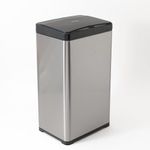 Kuber Industries Sensor Dustbin | Rectangular Big Sensor Dustbin | Touchless Trash Can | Smart Dustbin for Bedroom-Office-Living Room | Automatic Garbage Can | HN-ZS02-S-42L | Silver