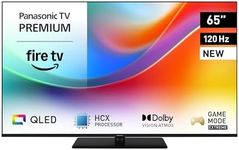 Panasonic Premium TV-65W85BEY, W85B Series, 65 inch, 4K Ultra HD QLED Smart TV, 2025, 120Hz, Fire TV, Dolby Vision & Atmos, Alexa Voice Control, Airplay, Bluetooth, Black