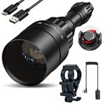 Uniquefire UF-1503 850NM IR Led Flashlight Infrared Light 50MM Convex Lens Torch Nightvision Hunting Light + Scope Mount + Pressure Switch Kit Set (To Be Used with Night Vision Device)