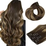 HOTBANANA Human Hair Clip in Hair E