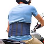 AVESTON Kidney Belt Back Support Brace for Motorcycle Riding Motocross Back Protector for Men/Women X-Large size fits Circumference 41 – 48 inch Around belly