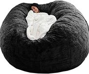 cjc Giant Fur Bean Bag Chair Cover 