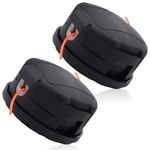 2Pack,String Trimmer Head for Echo Eater Speed-Feed 400 SRM-225 SRM-230 SRM-210 SRM2100 SRM225 PAS210 PAS225 PAS230 Fit Most Echo SRM Straight Axle Trimmer Shiandaiwa T220 T230,Screw Model-M10*1.25.