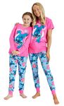 Disney Girls Ladies Mini Me Lilo & Stitch Pyjamas Family Matching (Ladies, 12-14)