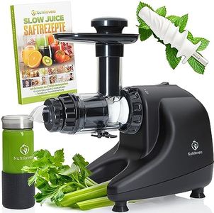 MULTI-PRESS KERAMIK Entsafter Slow Juicer mit Keramik Pressschnecke BPA-frei - Sellerie, Selleriesaft, Weizengras, Kräuter Grüne Detox Säfte Green Press Keramik
