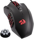 Redragon M921 MMO Gaming Mouse, 12400 DPI High Precision Wired RGB Mice w/18 Programmable Buttons, 12 Side Macro Keys, Software Supports for PC Laptop