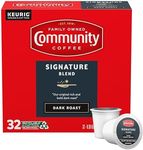 Community Coffee Signature Blend Dark Roast Single Serve Keurig K-Cup Pods 32 ct Box