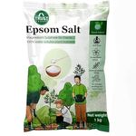 TrustBasket Epsom Salt for plants (1 KG) | Contains Magnesium Sulfur | Water Soluble Plant Fertilizer | Prevents yellowing of leaves | Plant growth supplement