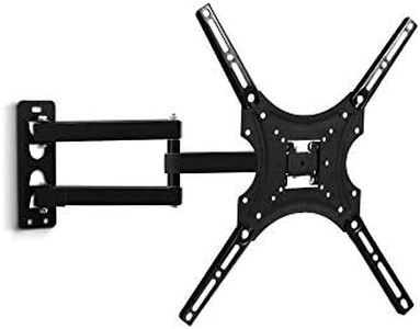 Artiss 24-55 Inch TV Wall Mount, Adjustable TVs Stand Bracket Universal Mounting Brackets Home Entertainment Office Bedroom, 90° Swivel Easy to Install Black