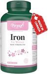 VORST Iron Supplement for Women Max Strength 180 Vegan Capsules | Made with Ferrous Fumarate