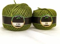 Natural Jute Twine - Strong, Durable, Biodegradable Garden Twine for Gardening, Floristry, and Bundling - Made from 100% Natural Jute - Affordable (Green Jute, 130m Ball x 1)