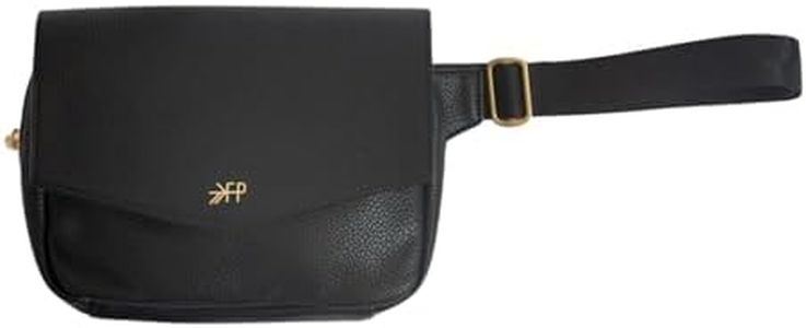 Freshly Picked Classic Park Pack Belt Bag, Black Fanny Pack for Women, Wear as a Waist Bag or Crossbody Fanny Pack (Ebony)