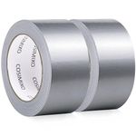 COSIMIXO 2-Pack Silver Heavy Duty Duct Tape, 2 Inches X 30 Yards, Strong, Flexible, No Residue, All-Weather and Tear by Hand - Bulk Value for Repairs, Industrial, Profes 5-Pack 2" X 30Yds Silver