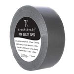 TRENDIKRAFT 48mm x 25 meter Pack of 1 Multipurpose Grey Waterproof Super Adhesive Duct Tape for Water Leakage in Tank Roof Easy to Tear