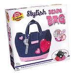 Small World Toys Create Your Own Stylish Denim Bag Sewing Kit for Kids – Fun Fashion DIY Stitch Toys for Girls - Perfect Stitch Art & Craft Kit Sewing Gifts for Kids Age 9+