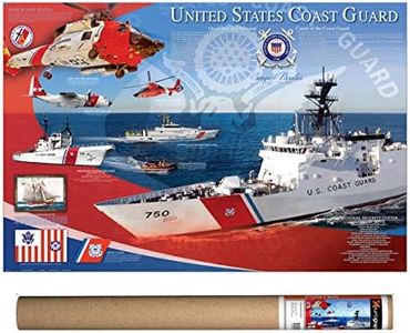 EuroGraphics US Coast Guard Poster, 36 x 24 inch