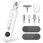 Eletorot Manicure and Pedicure Set for Feet Women, Cordless Electric Nail Files, Rechargeable Nail Drill, Electric Toenail File for Thick Nails Cuticles Hard Skin Callus Remover