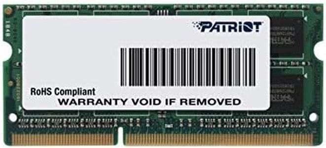 Patriot Signature Line 1.35V 8GB DDR3 1600MHz PC3-12800 CL11 SODIMM Low Voltage Memory PSD38G1600L2S