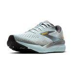 Brooks Men’s Ghost 16 Neutral Running Shoe, Cloud/Grey/Gold, 10 UK