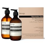 Aesop Resurrection Aromatique DUO - Hand Wash (16.9 oz) + Hand Balm (16.9 oz) | Hand Wash & Hand Balm for Dry Cracked Hands | Paraben-Free, Cruelty-Free & Vegan Skin Care Products