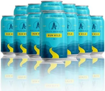 Athletic Brewing Co – Run Wild American Alcohol Free IPA 355ml Cans – 0.5% ABV (12 Pack)