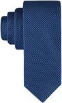 Calvin Klein Men's King Cord II Neck Tie, Navy, One Size