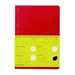 Nitoms S4105 STALOGY Notebook, A5, Squared, 365 Days Notebook, Red