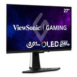 ViewSonic XG272-2K-OLED 27 Inch 1440p 240Hz OLED Ergonomic White Gaming Monitor with up to 0.01ms, FreeSync Premium, G-Sync Compatibility, RGB, and USB-C, HDMI v2.1, DP Inputs