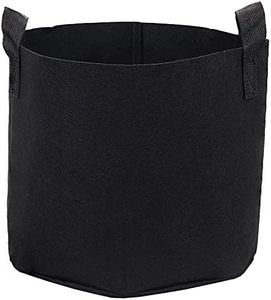 Sunnydaze 1-Pack of 5-Gallon Garden Grow Bags for Vegetables - 300 GSM Non-Woven Polypropylene Felt Fabric Flower Pots and Planters with Handles - Single Gardening Container