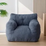 MAXYOYO Sherpa Bean Bag Chair, Boucle Tufted Bean Bag Couch, Living Room Bean Bag Chair for Adults Kids, Teddy Lazy Sofa Accent Chair with Pocket for Reading, Stuffed with Filler.