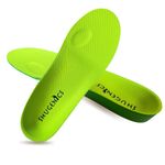 Shugenics Children’s Orthotic (S) Arch Support Full Length Firm EVA Insoles. Firm Inserts with Deep Heel Cup. Reduces Plantar Fasciitis, Pronation, Flat Feet, Severs Disease and Heel Pain