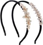 NODG 2 Pack Women's Rhinestone Head