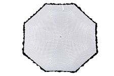 Bizarro.in Polka Dot 3-Fold Umbrella (J Shape Handle)