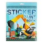 Stickers for Kids Vehicle Theme Sticker Book for Toddlers Boys and Girls Birthday Gifts Party Favor, Travel Activity Book Set Car Stickers for Kids Learning Halloween Gifts