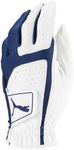 Puma Golf 2018 Men's Flexlite Golf Glove (Bright White-Monaco Blue, X-Large, Left Hand)