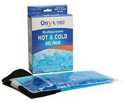 ONYXNEO Reusable Hot and Cold Gel Pack for Pain Relief - Multipurpose Hot/Cold Therapy Ice Pack (Medium, 125mm X 260mm)