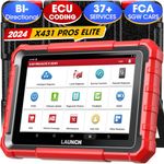 LAUNCH X431 PROS ELITE Bi-directional Diagnostic Scanner, ECU Online Coding, All System Scan Tool, Support 37+ Services, CANFD&DoIP, Guide Function, 2 Years Free Update