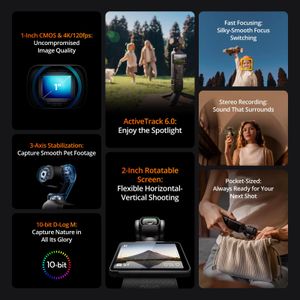 DJI Osmo Pocket 3 Creator Combo – 4K Handheld Camera Kit