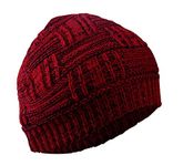 Gajraj Unisex-adult Wool Skull Cap (Pack of 1) (GC6Red_Red)