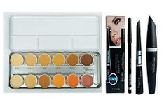 Deputy SupraColor Foundation Palette 12 Color with Mascara eyeliner eyebrow pencil