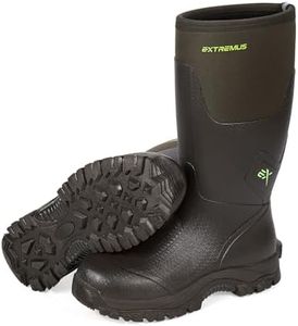Extremus by KastKing MudRidge Hunting Boots, Men’s Waterproof Insulated Rubber Boots With 6mm Neoprene, All-terrain Anti-slip Sole, Warm Cold Weather Hunting, Fishing, and Farm Boots