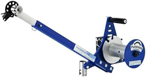 Handheld Cable Puller - Drill Powered Wire Tugger with 1000lb Pulling Force - Features Adjustable Telescoping Boom Arm & Universal Conduit Head - Heavy Duty Electrician Tool for 1/2" to 4" Wire Runs
