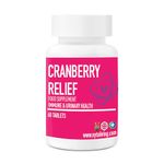 VYTALIVING Biovit Cranberry Relief Tablets - Urinary Tract Infection Treatment - Cranberry, Green Tea, D-Mannose, Vitamin C, Supplement - High Strength - Immunity Booster | 60 Tablets