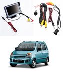 ModifyStyle Combo TFT LCD 4.3inch Display + Reverse Parking Camera Suitable for Maruti Wagon R (2006 to 2009) Type 3